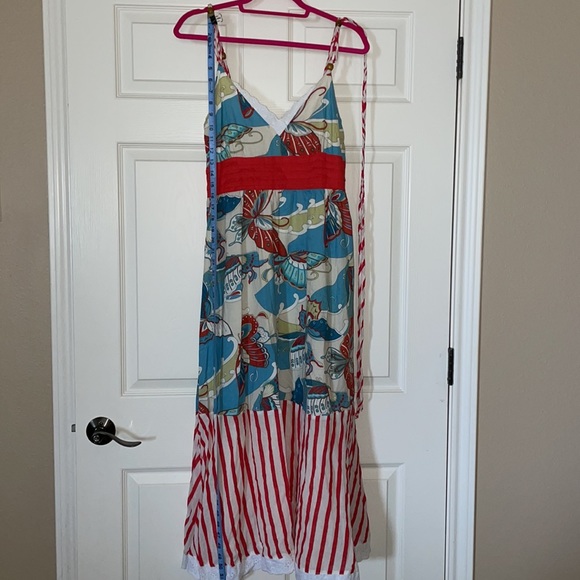 Sugar Lips Lined Sundress sz Large - Picture 4 of 6